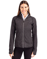 Cutter & Buck Women's Mainsail Sweater-Knit Full Zip Jacket-4