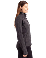 Cutter & Buck Women's Mainsail Sweater-Knit Full Zip Jacket-6