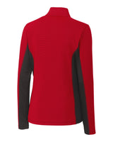 Clique Women's Ice Pique Colorblock Tech Half Zip-3