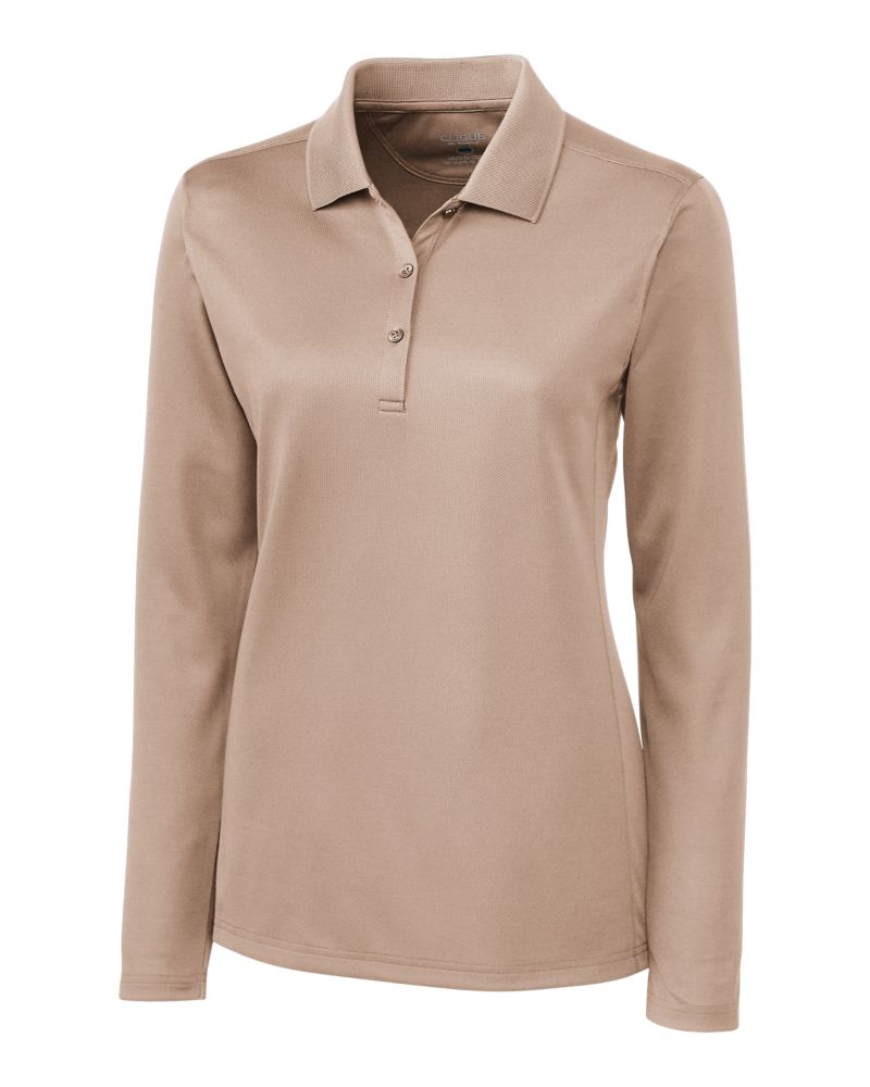 Clique Women's Ice Pique Tech Long Sleeve Polo-2