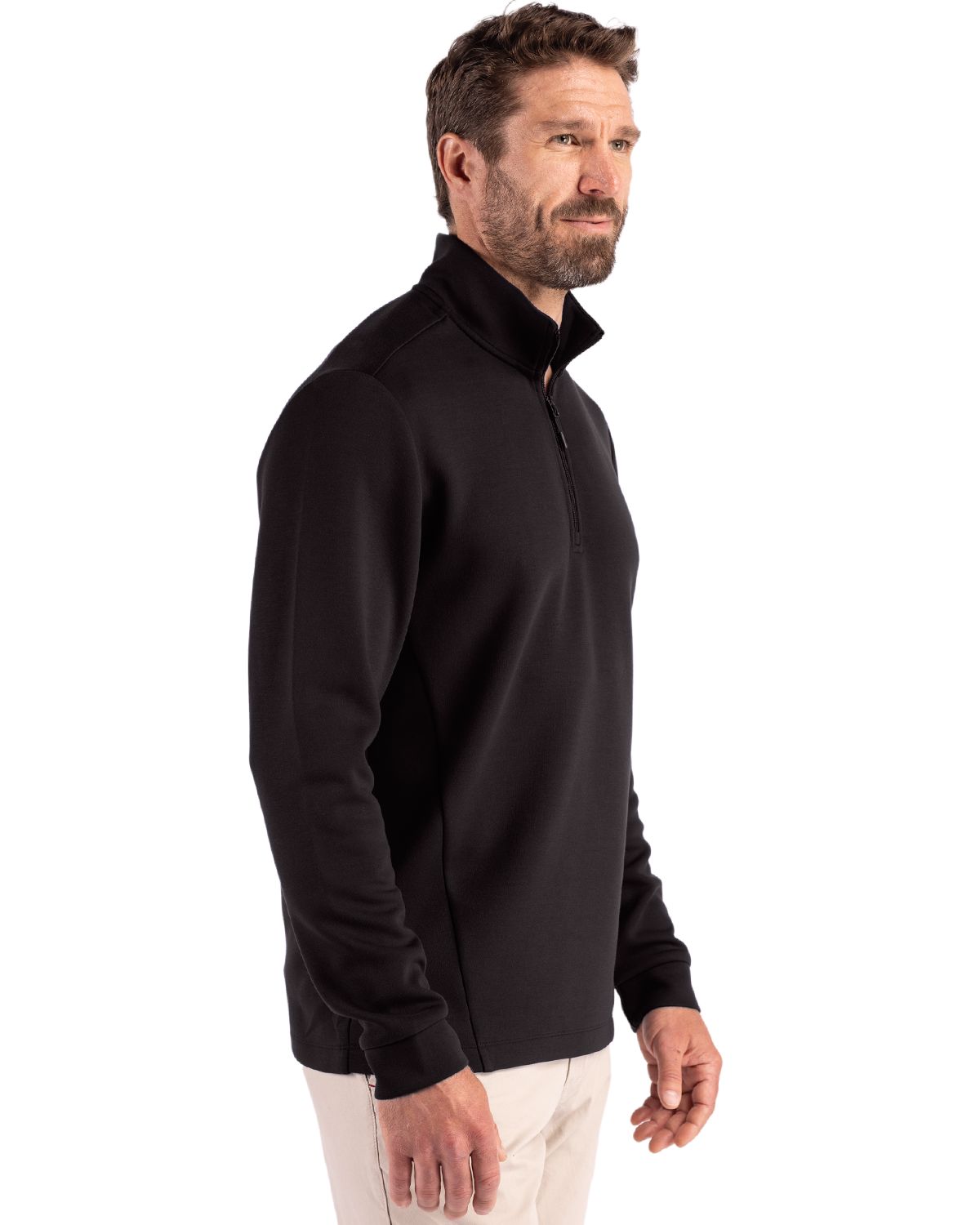 Clique Men's Haven Recycled Quarter Zip Sweatshirt-7