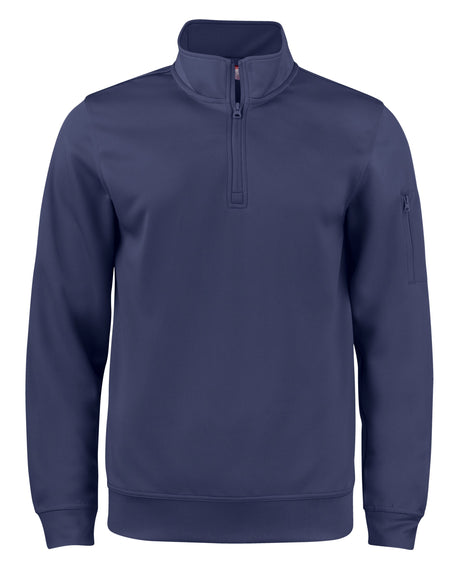 Clique Men's Lift Solution-dyed Performance Half Zip Sweatshirt-1