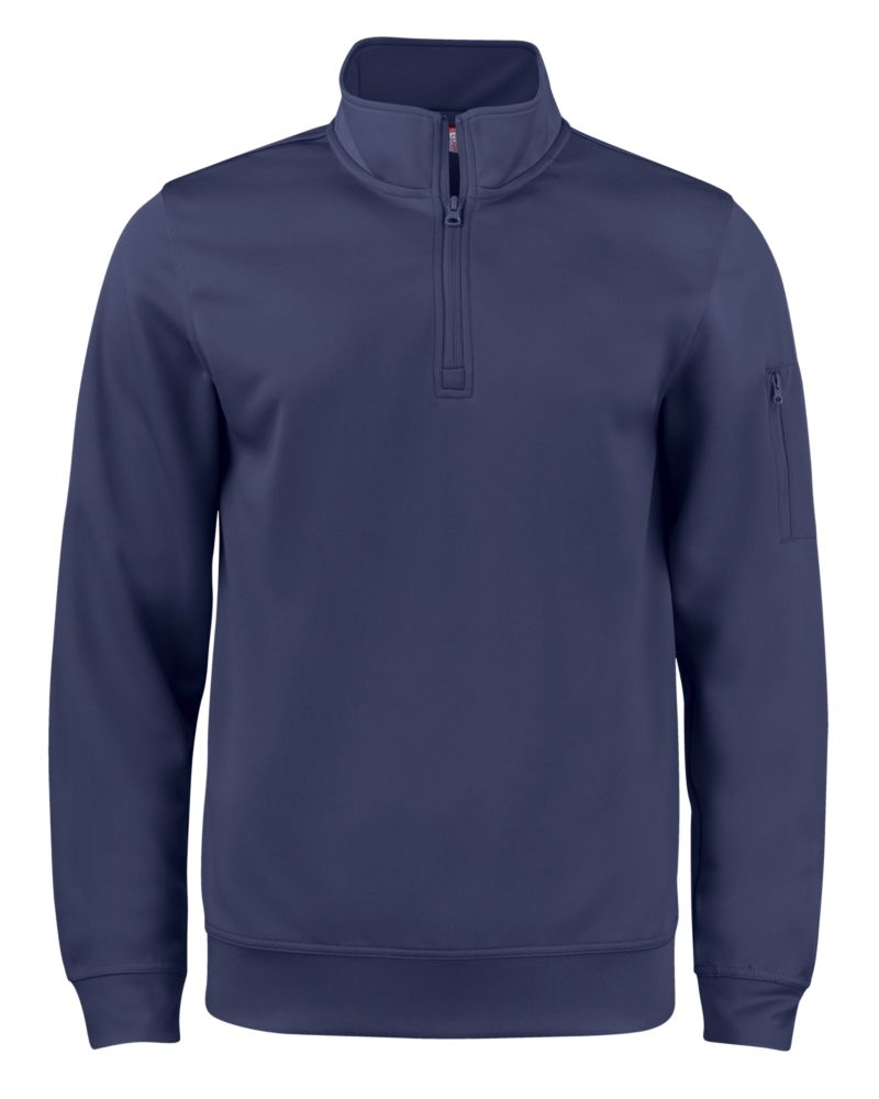 Clique Men's Lift Solution-dyed Performance Half Zip Sweatshirt-2