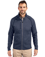 Cutter & Buck Men's Mainsail Sweater-Knit Full Zip Jacket-1