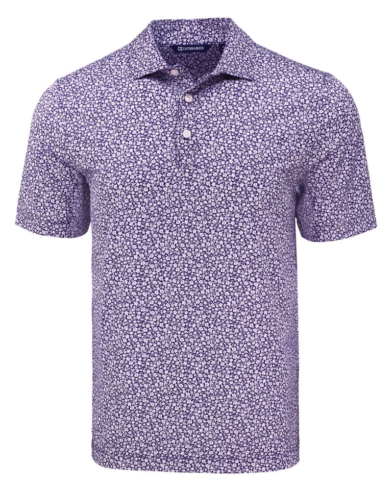 Cutter & Buck Men's Pike Recycled Flora Print Polo-2