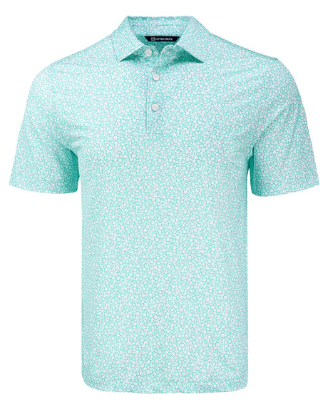 Cutter & Buck Men's Pike Recycled Flora Print Polo-1