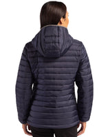 Clique Women's Valhalla Recycled Insulated Puffer Full Zip Hooded Jacket-4