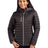 Clique Women's Valhalla Recycled Insulated Puffer Full Zip Hooded Jacket-1