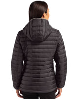 Clique Women's Valhalla Recycled Insulated Puffer Full Zip Hooded Jacket-2