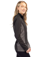 Clique Women's Ice Pique Colorblock Tech Half Zip-7