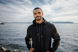 Cutter & Buck Men's Roam Recycled Buttery-Soft Knit Half Zip Hooded Pullover-2