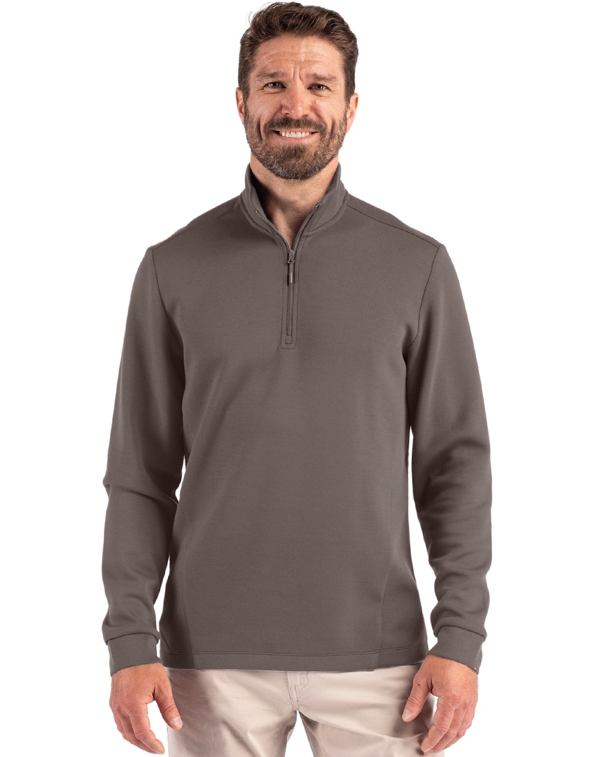 Clique Men's Haven Recycled Quarter Zip Sweatshirt-4
