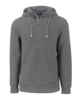 Cutter & Buck Men's Roam Recycled Buttery-Soft Knit Half Zip Hooded Pullover-2