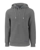 Cutter & Buck Men's Roam Recycled Buttery-Soft Knit Half Zip Hooded Pullover-3