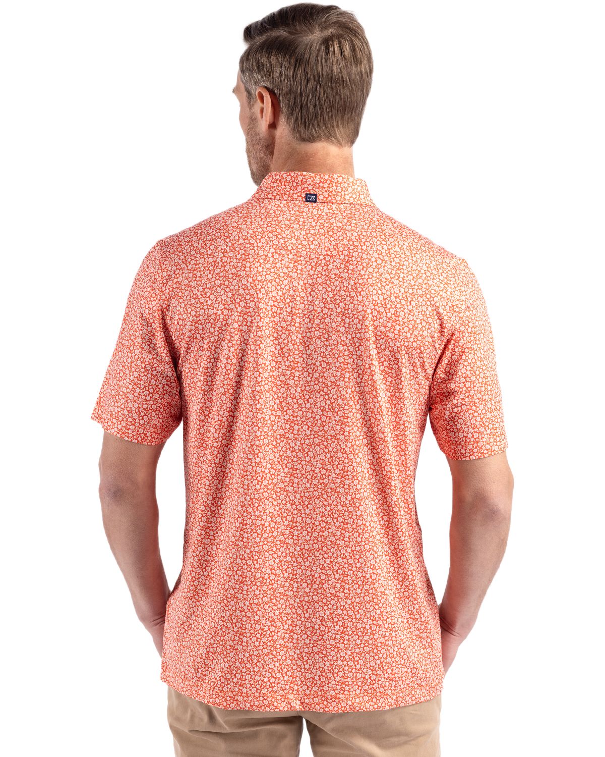 Cutter & Buck Men's Pike Recycled Flora Print Polo-2