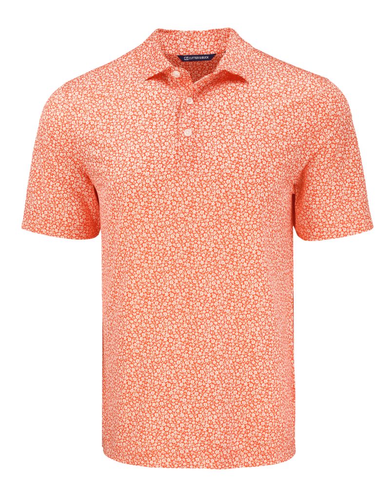 Cutter & Buck Men's Pike Recycled Flora Print Polo-5