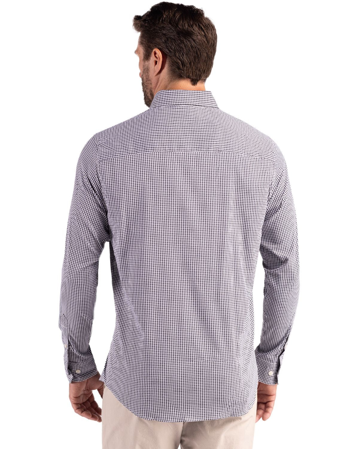 Cutter & Buck Men's Skyline Big & Tall Long Sleeve Button Down Dress Shirt-5