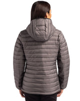 Clique Women's Valhalla Recycled Insulated Puffer Full Zip Hooded Jacket-4