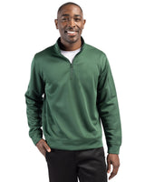 Clique Men's Lift Solution-dyed Performance Half Zip Sweatshirt-1