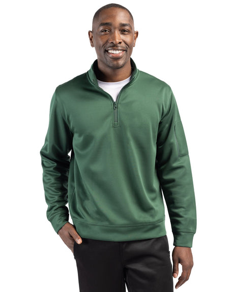 Clique Men's Lift Solution-dyed Performance Half Zip Sweatshirt-1