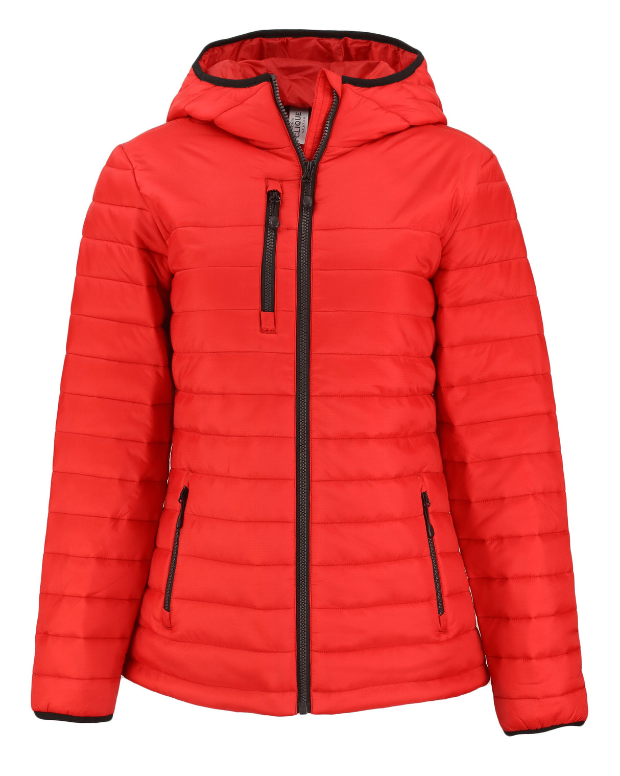 Clique Women's Valhalla Recycled Insulated Puffer Full Zip Hooded Jacket-6
