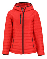 Clique Women's Valhalla Recycled Insulated Puffer Full Zip Hooded Jacket-6