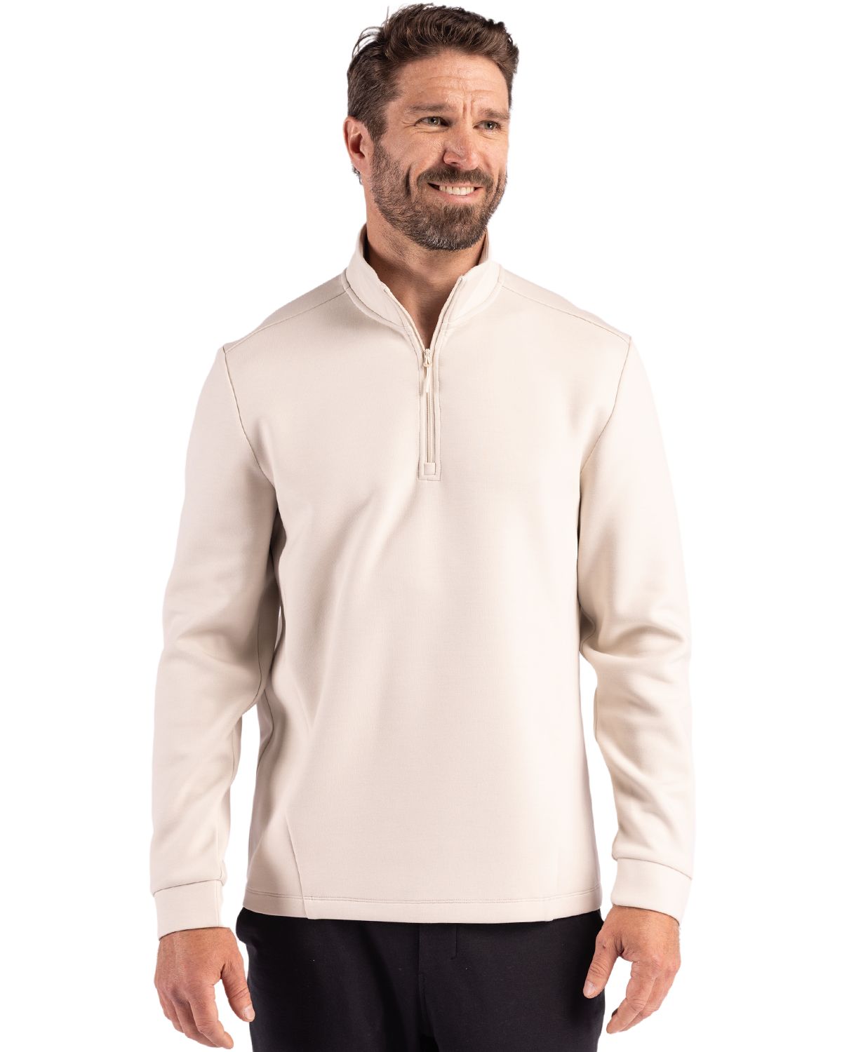 Clique Men's Haven Recycled Quarter Zip Sweatshirt-4