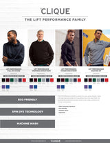 Clique Men's Lift Solution-dyed Performance Crewneck Sweatshirt-5
