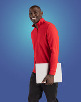 Clique Men's Haven Recycled Quarter Zip Sweatshirt-1