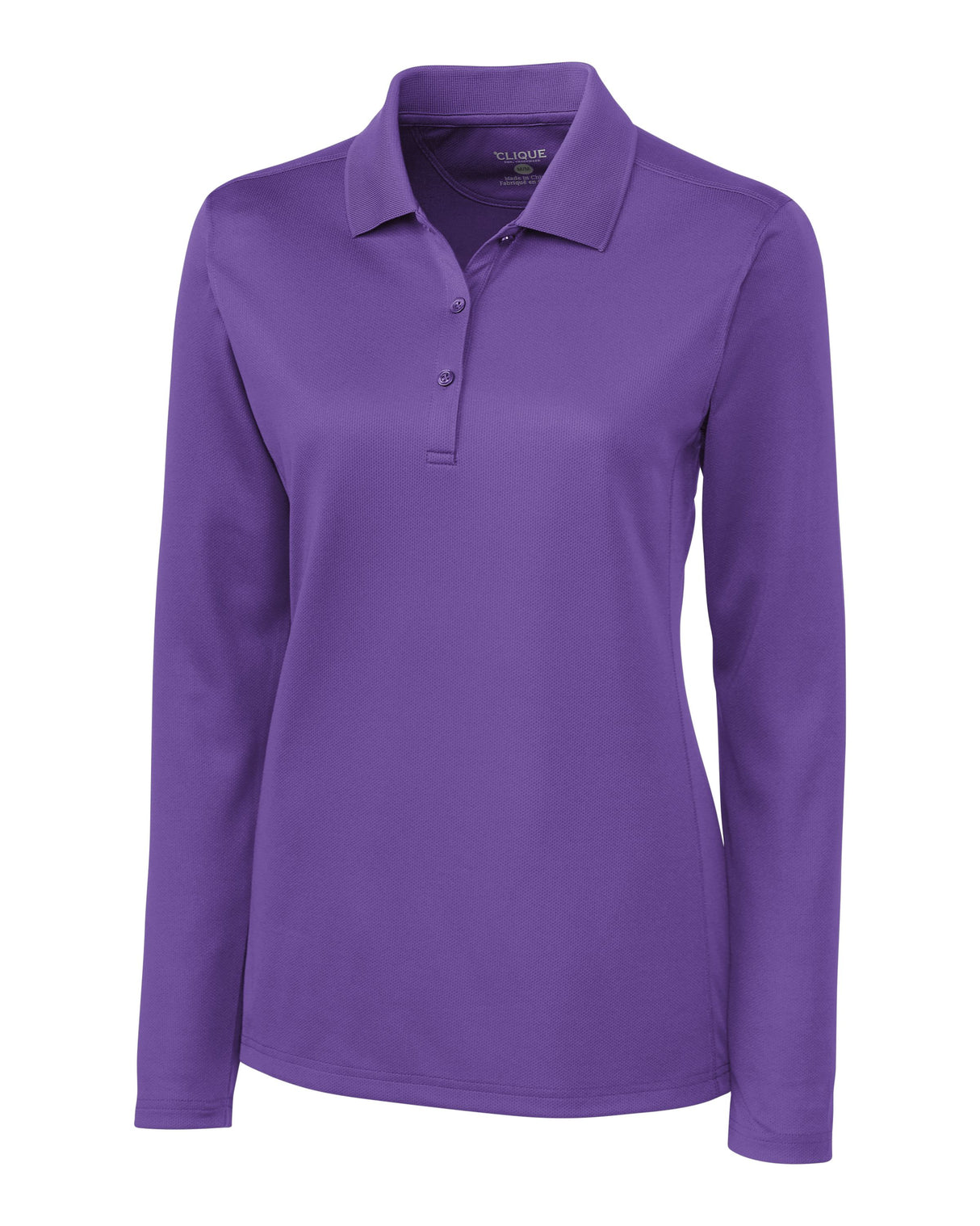 Clique Women's Ice Pique Tech Long Sleeve Polo-1