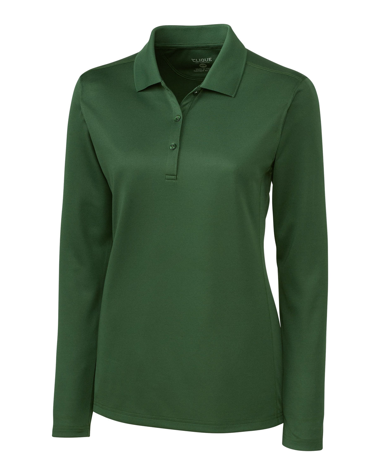 Clique Women's Ice Pique Tech Long Sleeve Polo-1