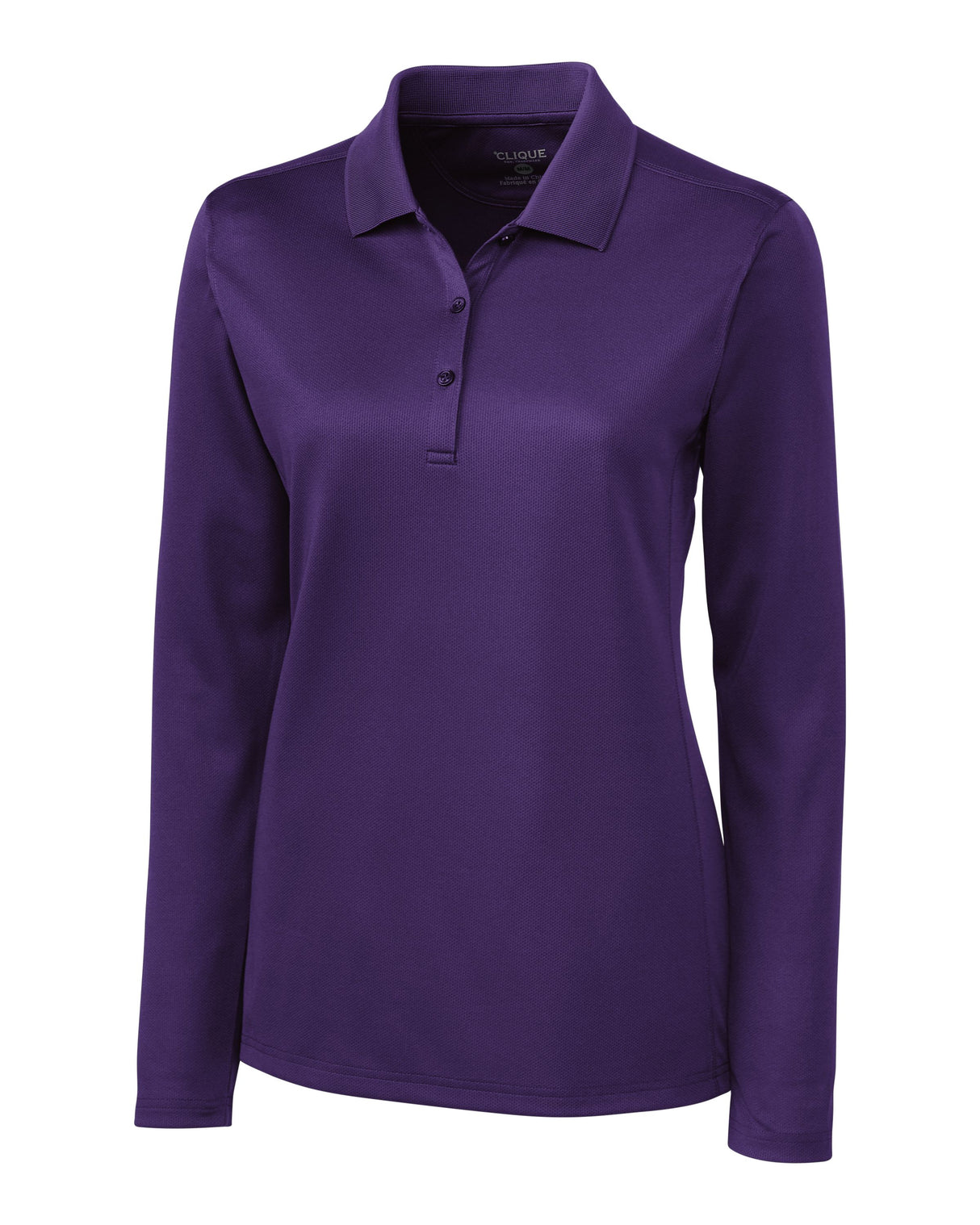 Clique Women's Ice Pique Tech Long Sleeve Polo-1