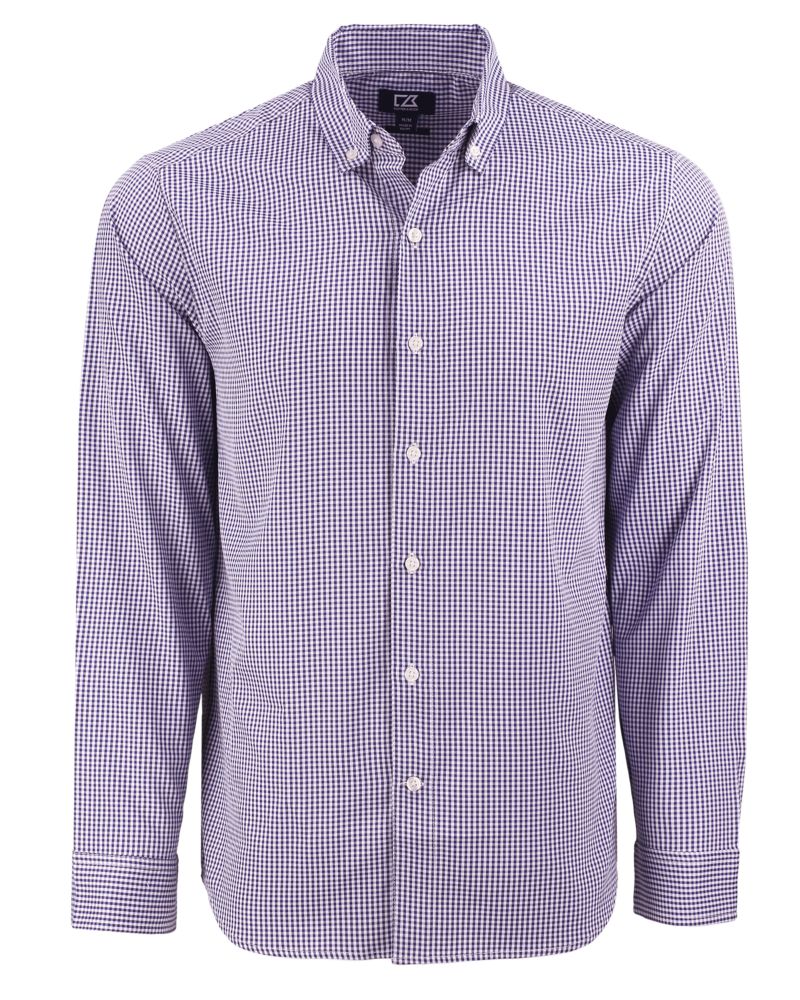 Cutter & Buck Men's Skyline Big & Tall Long Sleeve Button Down Dress Shirt-2