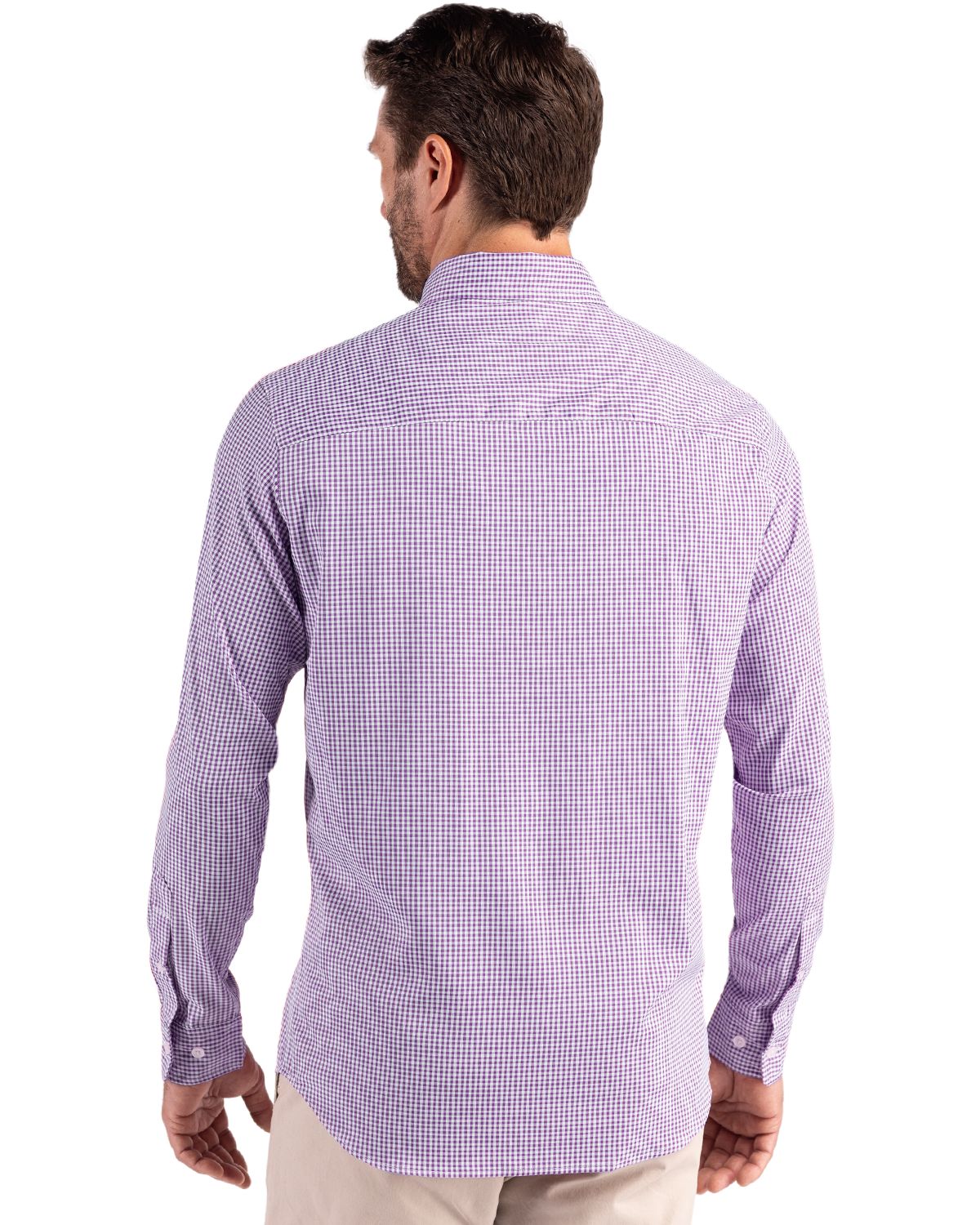 Cutter & Buck Men's Skyline Big & Tall Long Sleeve Button Down Dress Shirt-5