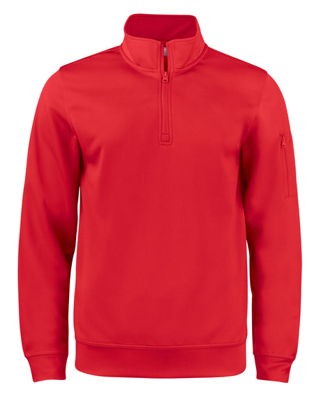 Clique Men's Lift Solution-dyed Performance Half Zip Sweatshirt-1