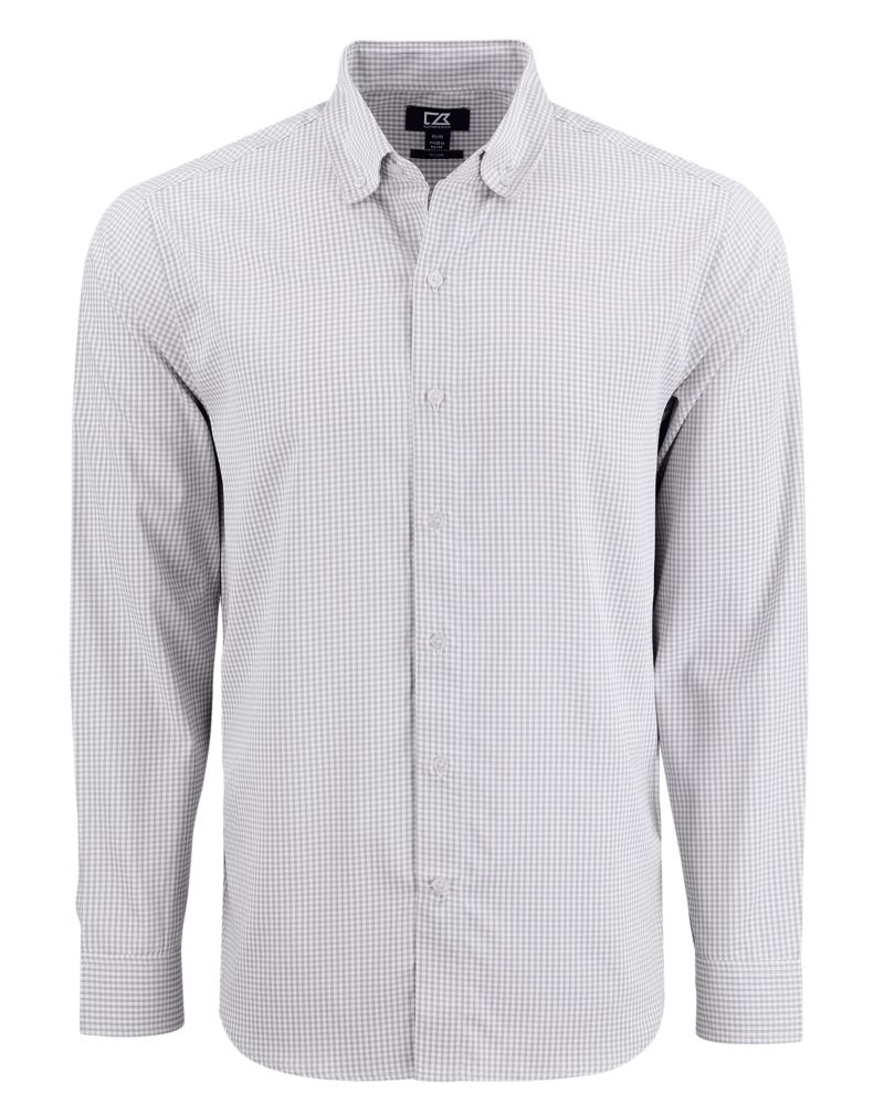 Cutter & Buck Men's Skyline Big & Tall Long Sleeve Button Down Dress Shirt-2