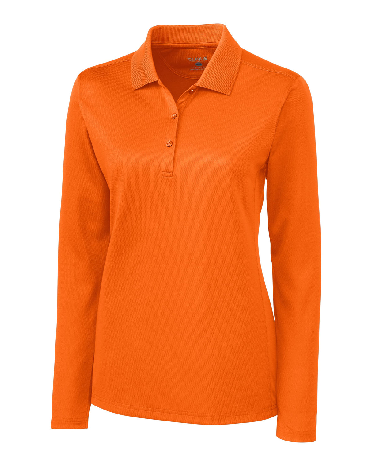Clique Women's Ice Pique Tech Long Sleeve Polo-1