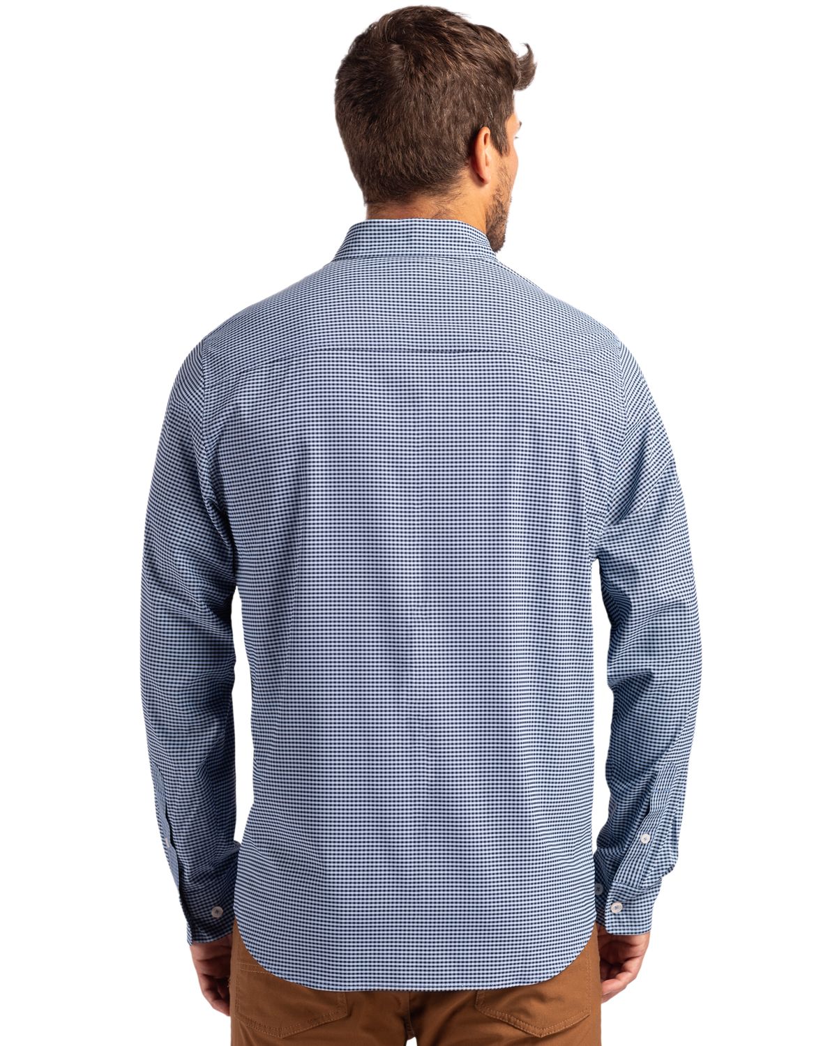 Cutter & Buck Men's Skyline Big & Tall Long Sleeve Button Down Dress Shirt-5