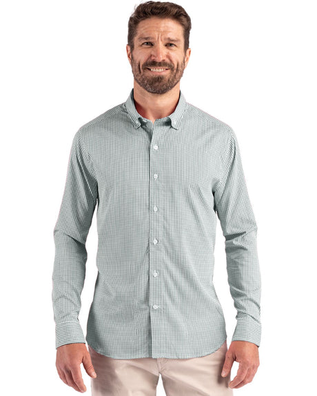 Cutter & Buck Men's Skyline Big & Tall Long Sleeve Button Down Dress Shirt-1