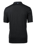 Cutter & Buck Men's Virtue Recycled Tile Print Featherlight Pique Polo-1