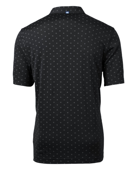 Cutter & Buck Men's Virtue Recycled Tile Print Featherlight Pique Polo-1