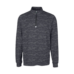 Cutter & Buck Men's Traverse Big & Tall Camo Quarter Zip Pullover-1