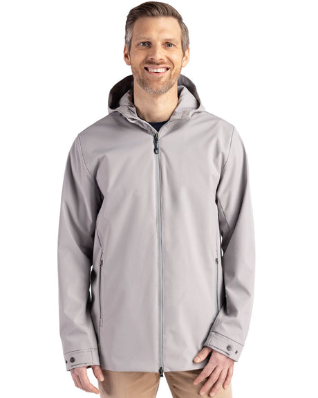 Cutter & Buck Men's Camano Recycled Everyday Stretch Water Resistant Full Zip Jacket-1