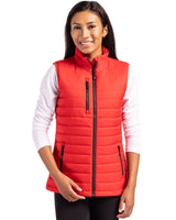 Clique Women's Valhalla Recycled Insulated Puffer Full Zip Vest-2