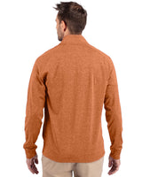 Cutter & Buck Men's Adapt Recycled Soft Knit Stretch Heathered Quarter Zip Pullover-5