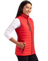 Clique Women's Valhalla Recycled Insulated Puffer Full Zip Vest-5