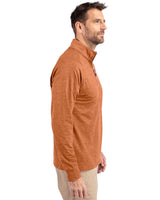 Cutter & Buck Men's Adapt Recycled Soft Knit Stretch Heathered Quarter Zip Pullover-6