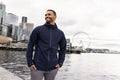 Cutter & Buck Men's Camano Recycled Everyday Stretch Water Resistant Full Zip Jacket-1