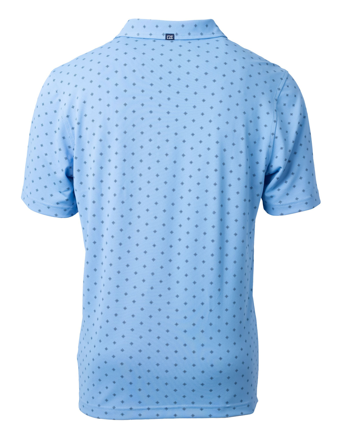Cutter & Buck Men's Virtue Recycled Tile Print Featherlight Pique Polo-3