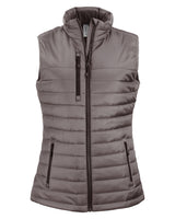 Clique Women's Valhalla Recycled Insulated Puffer Full Zip Vest-1